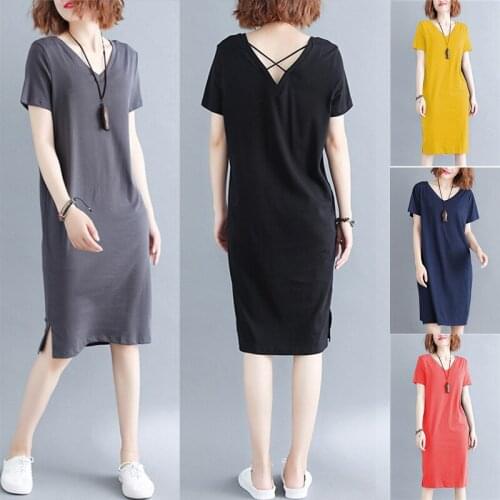 Летние платья больших размеров NODELAY China At AliExpress