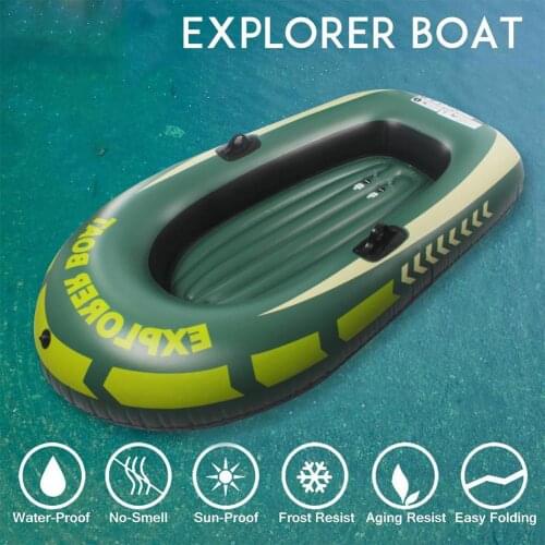 New thickened Double Valve inflatable boat fishing boat rubber boat pvc kayak Boat for Adults Fishing 1/2 person