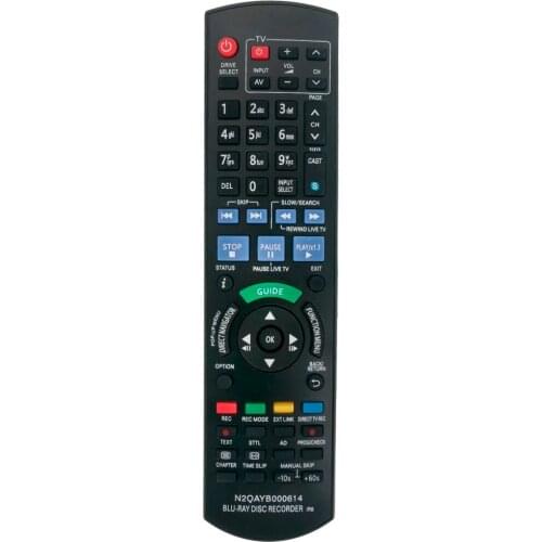 New Remote Control N2QAYB000614 for Panasonic DVD/Blu-ray Player DMRBWT800EB DMR-BWT800EB DMRBWT700 DMRBWT700EB DMR-BWT700EB