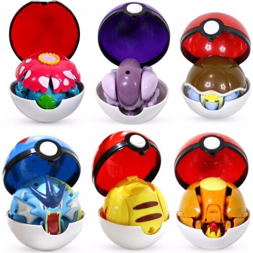 Pokemon Ball Variant Toy Model Pikachu Jenny Turtle Pocket Monsters Pokemones toys Action Figure toy Christmas halloween gift