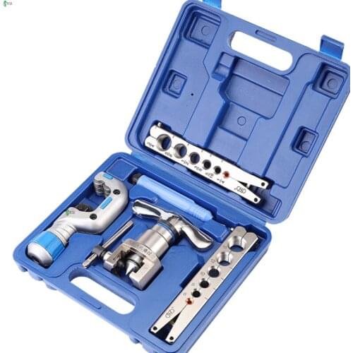 Air Conditioning Refrigeration Repair Kit Eccentric Tapered Flaring Tool Manual Copper Tube Expander Tool Set 6-19mm Ai