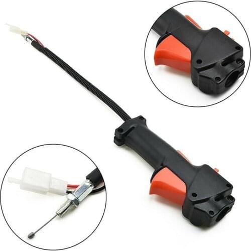 Replaceable 26mm Throttle Handle Switch Right Control For Brushcutter Grass Trimmer Lawn Mower Wholesale dropshipping