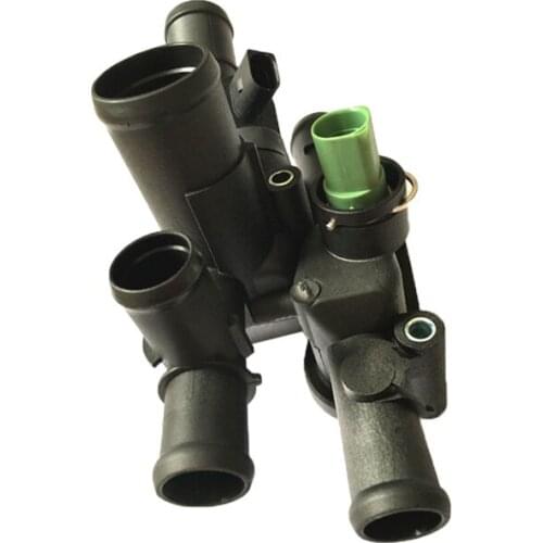 For VW Golf Mk4 96-10 1.6 For AUD A3 SEAT SKODA Thermostat+Housing+Temp Sensor Switch fits