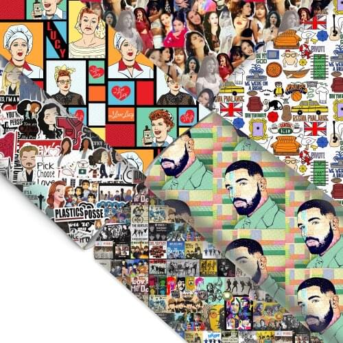 Faux Leather Fabric for Bows Glitter Vinyl Fabric Synthetic Leather DIY Handmade Polipiel Manualidades,1Yc7790