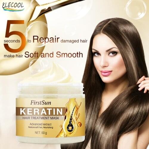 ELECOOL Magical Nourishing Hair Treatment Mask Repair Damage Restore Soft Hair Deep Repair Keratin & Scalp Hair Condition Tools