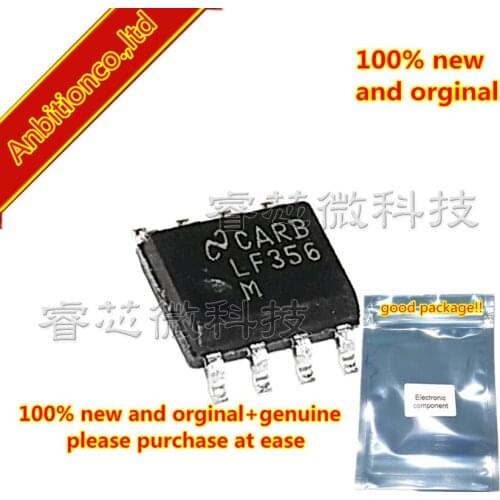 10pcs 100% new original LF356MX LF356M LF356 SOP-8 JFET Input Operational Amplifiers in stock