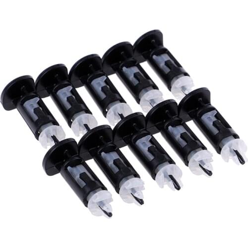 10Pcs Hot 775 CPU heatsink mount pin 10cm plastic push screw cooling fan mounting clip