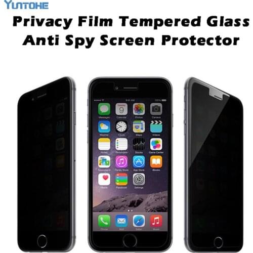 Display LCD Privacy Anti-Spy Protective Film For Iphone X XS,XR,XS MAX 8 5 6 7 Plus Protector Anti Spy Pelicula De Vidro 500pcs