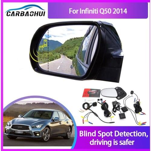 Car Blind Spot Mirror Radar Detection System for Infiniti Q50 2014 BSD Microwave Blind Monitoring Assistant Driving Security