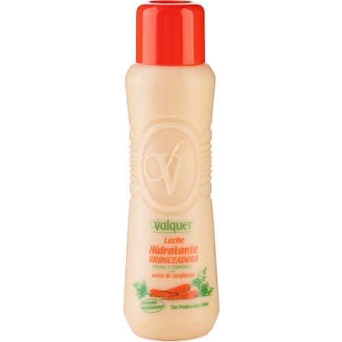 Valquer Solar milk moisturizing Facial-body bronzer Zanahorias-500 ml