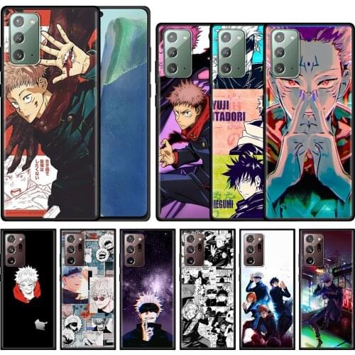 Phone Case For Samsung Galaxy Note 20 Ultra 10 Plus 10 Lite Note 8 10 Fundas Soft Coque Silicone Cases Jujutsu Kaisen Anime