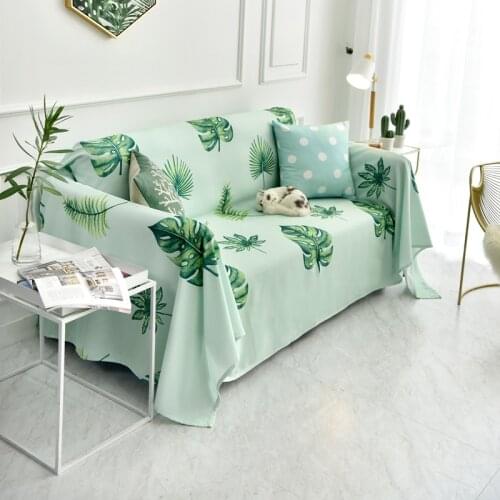 GY4074 Gyrohome Geometric Leaf Blanket Sofa Decorative Slipcover Stitching Rug Tapestry Carpet Home&Living