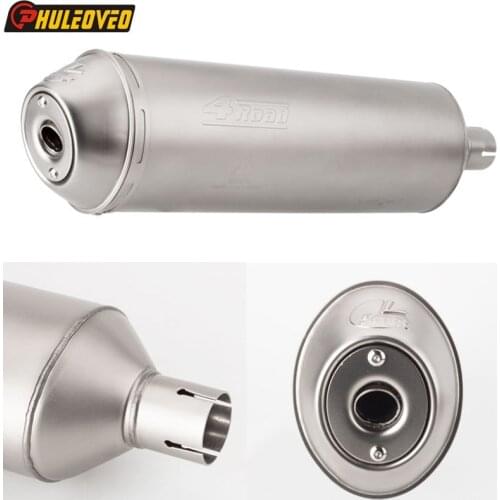 ID:40mm L:550mm Motorcycle Exhaust Muffler Pipe Back Pressure Motorcycle Scooter Exhaust DB Killer for vario 2017 Vario 2018 SH