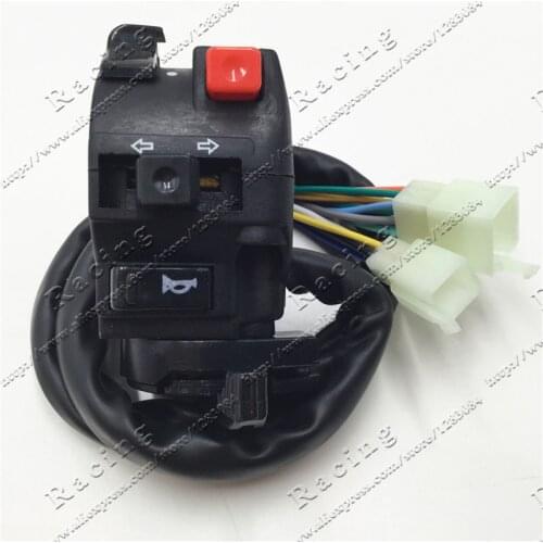 ATV Quad Switches 110-250cc four wheel motorcycle spare parts accessories left five-function switch Assembly Choke Button