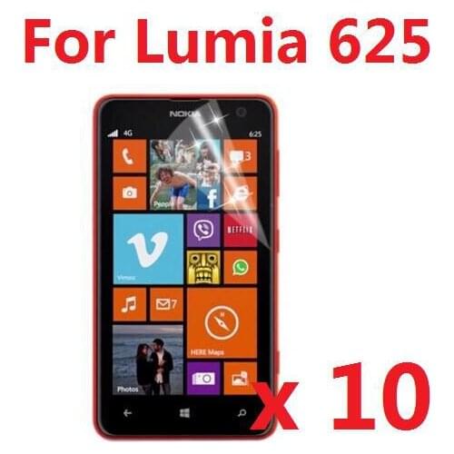 High Clear Screen Protector Protective Film Guard For Nokia Lumia 625 10PCS/Lot