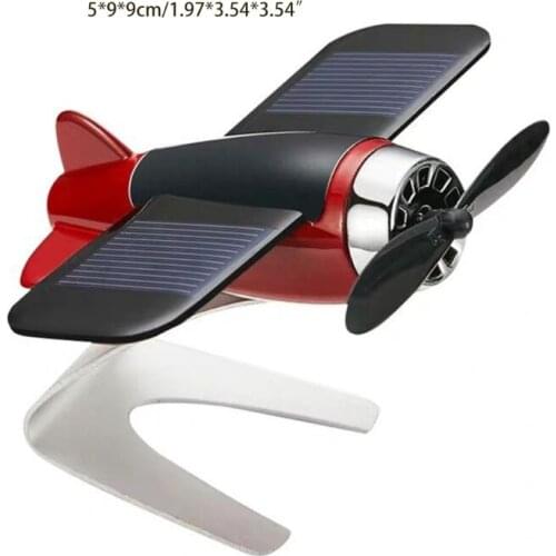 Car Interior Auto Perfume Solar Energy Air Force Shaped Interior Decoration for Auto Smell Vehicle Decors Gifts for Men