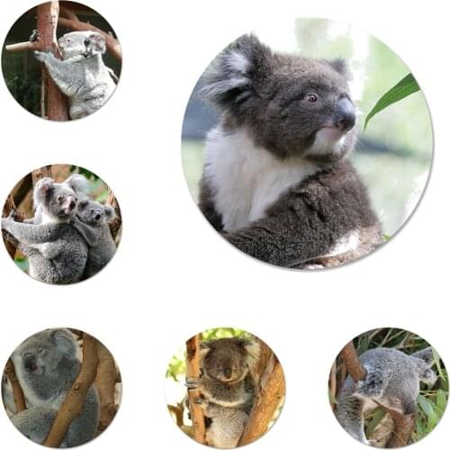 Animal sleeping lazy koala Icons Pins Badge Decoration Brooches Metal Badges For Backpack Decoration