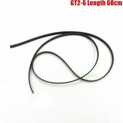 1pcs Wanhao Duplicator i3 Mini 3D Printer Parts Timing Belt LL-GT2-6 Length 60cm