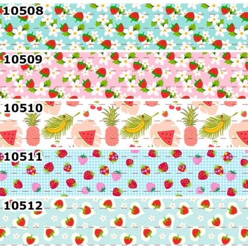 10yards - Different Sizes - Fashionable Summer Style Watermelon Style Printed Grosgrain Ribbon DIY Materials