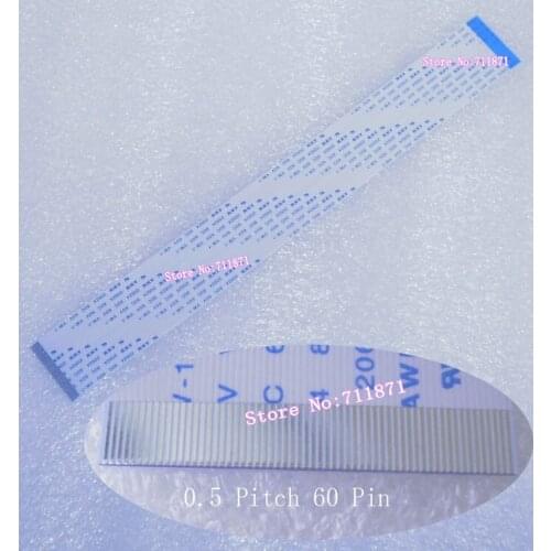 250mm Type B Pitch 0.5 60P Flexible Flat Cable Connection in the reverse plane Spacing 0.5mm 60 Pin FFC Cable 60P FFC line