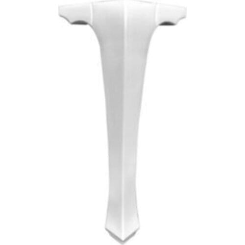 40 Cm Lükens Coffee Table Leg White (4 pcs)