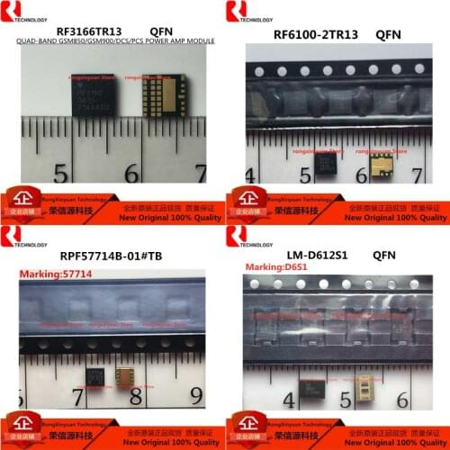 5pcs RF3166TR13 RF3166 RF6100-2TR13 RF6100-2 6100-2 RPF57714B-01#TB 57714 RPF57714B-01 RPF57714B RPF57714 LM-D612S1 D6S1 D612S1