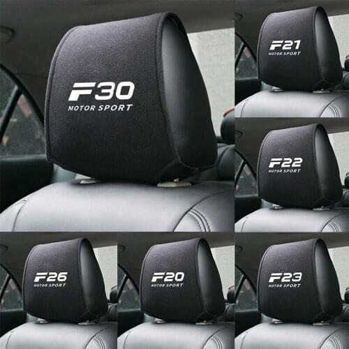 1PCS car headrest cover auto fit for F21 F22 F23 F26 F30 F31 F32 BMW F33 F34 F35 F36 F40 F45 F46 F48 F80 F82 F87 car Accessories