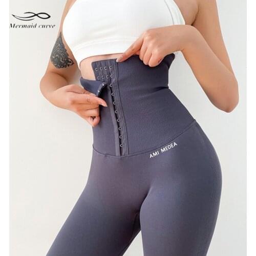 High Waist Letter Seamless Body Shaping Fitness Legging Women Stretch Tights Sweatpants Running Training Quick-Drying Yoga Pants