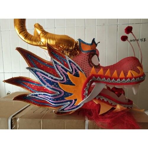 The dragon dance head in student size Free shipping