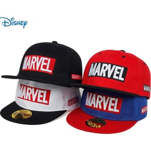 Disney Marvel Hat Children Sun Hat Adjustable Embroidery Superhero Baby Boy Girl Hip Hop Hat Snapback