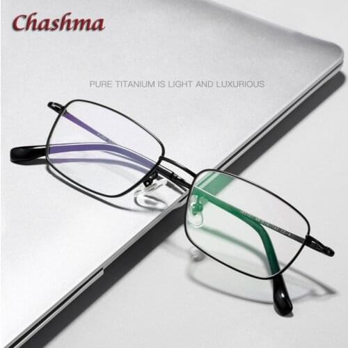 Men Pure Titanium High Prescription Glasses Small Face Fashion Light Frame Optical Eyewear Spectacles Super Quality Frame Women