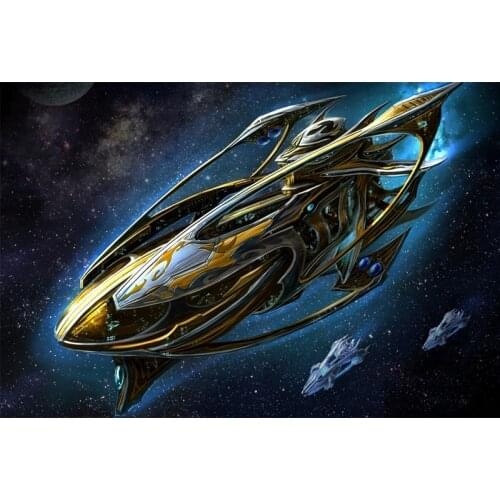 5D DIY Square/Round Diamond starcraft spaceship Cross Stitch Diamond Embroidery Needlework home Decoration J0042