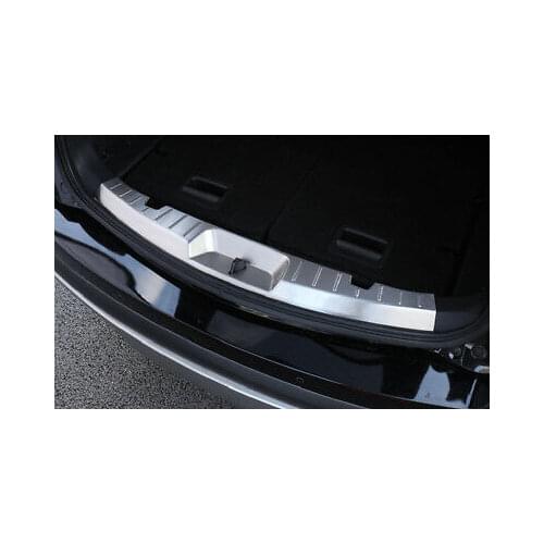 Stainless Inner Rear Bumper Protector Sill Trim 1pcs For Ford Explorer 2016-2018