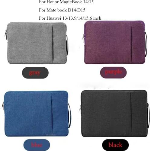 New Laptop Bag For Huawei Matebook 13 14 D14 D15 d15.6 d16 XPro Protective Bag For Honor Magicbook14 15 Pro 16 16.1 Laptop Bag
