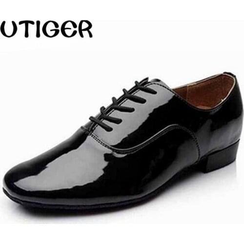 Big size 25-44 Brand New 2016 Modern Women Mens Children Boy Ballroom Tango Latin Dancing Shoes Man kid boys dance shoes WD195
