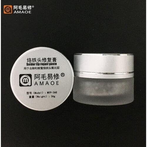 Amaoe M59 Refresher Solder Cream Tip Clean Soldering Iron For Iron Head Cleaning Welding Fluxes Repair Tools
