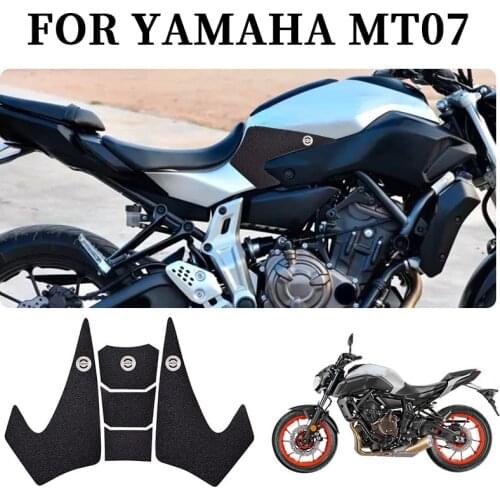 Motorcycle Fuel Tank Anti Slip Decor Sticker for YAMAHA MT07 2014-2021 Tank Knee Grip Protector Side Pad Motorcycle Accessories