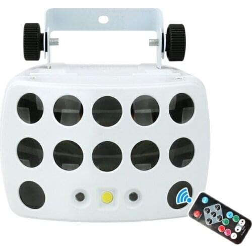 Remote Control DMX RGBW LED Laser Strobe Disco DJ Beam Spot Stage Lighting Effect Party Dance Club Wedding Butterfly Light