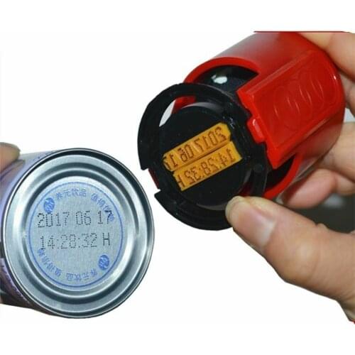 A6 Handheld Portable coding Machine,small letterpress machine,ink date printer,manual date stamp stamping date machine