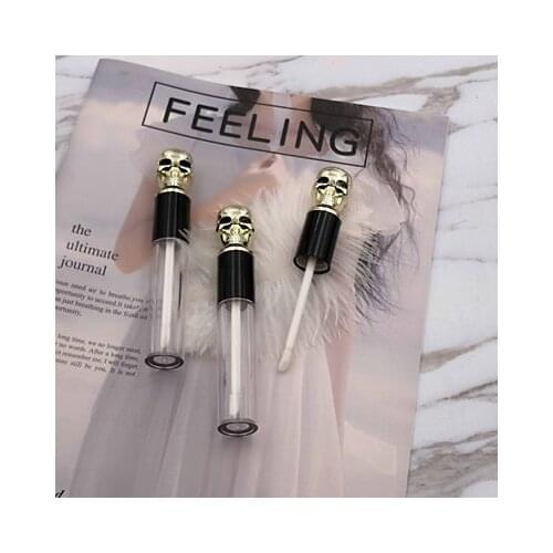 6ml Pretty Empty Lip Gloss Tube Lip Balm Bottle Container Beauty Tool Mini Refillable Bottle Lipgloss Sample Women Girl Gift