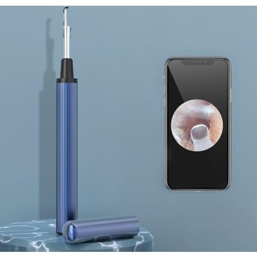WiFi Otoscope 3.9mm Ear Cleaning Endoscope Visual Wireless Ear Inspection Camera APP Contral Earwax Removal Tool for Kids