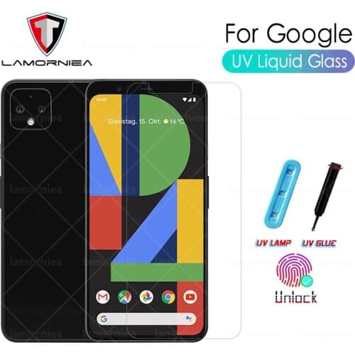UV Liquid Glue Glass For Google Pixel 4A 3A 3AXL 3XL 3 2XL 5 XL Tempered Glass Screen Protector For Google Pixel 4 XL 4A 3A 2 5G