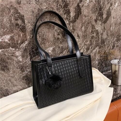 Handbag bag female 2021 new trendy fashion woven large-capacity tote bag shoulder messenger large travel shopper bags