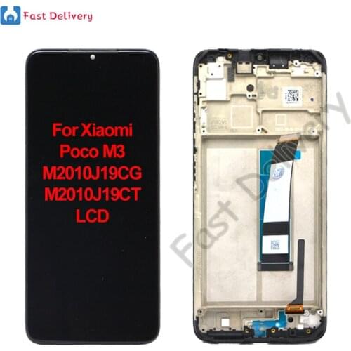 For Xiaomi Poco M3 M2010J19CG M2010J19CT LCD Display Touch Screen Digitizer Assembly Replacement For Xiaomi Poco M3 lcd 100%Test
