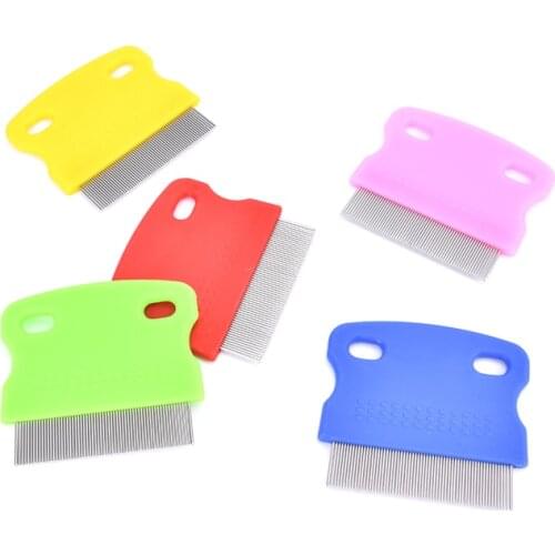 1PCS Stainless Steel Terminator Lice Comb Density Teeth Remove Nits Comb Nit Free Kids Hair Rid Headlice Super