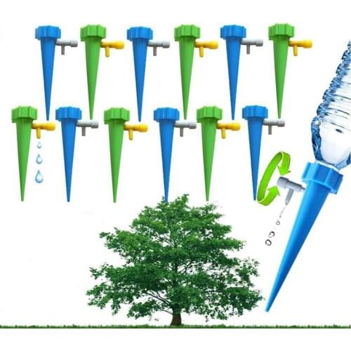 12Pcs Home Automatic Plant Watering Tool Drip Irrigation System Gardening Accessories Decoration