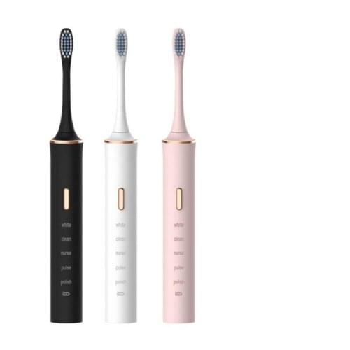 16Set/Lot Portable Five Speed USB Charging Electric Toothbrush Intelligent Automatic Ultrasonic Vibration Toothbrush HA2013