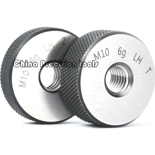 2pcs Metric Left Hand thread ring gauge set M2 M2.5 M3 M4 M5 M6 M8 T Z LH screw thread ring gage gauges M10 M12 M14 M16 M18 M20