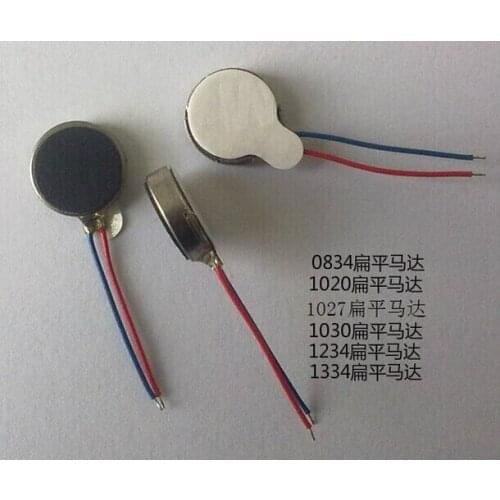 200pcs/lot new 1027 Voltage 3V Coin Vibration Micro Motor Flat Toy Cell Phone Pager Motor 10x2.7mm