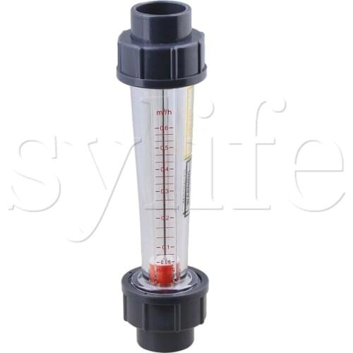 235MM 60-600L/H LZS-25 Plastic Tube Liquid Water Rotameter Flow Meter